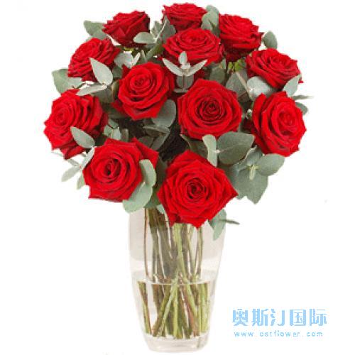 奥斯汀国际鲜花速递红玫瑰欧洲送花荷兰国际订花荷兰送花