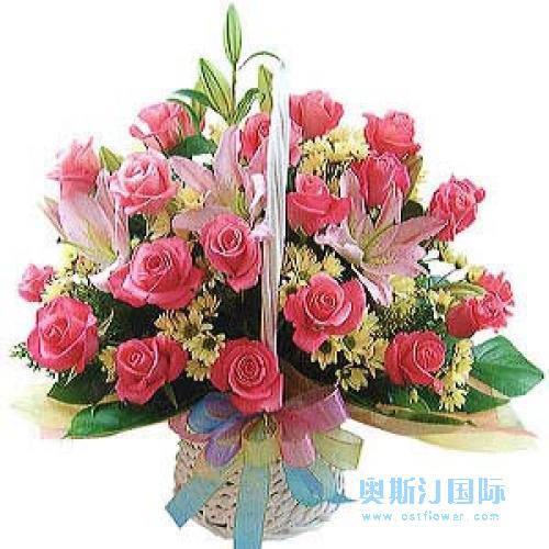 奥斯汀国际鲜花速递泰国送花红玫瑰曼谷订花清迈鲜花订送玫瑰百合