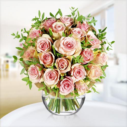 奥斯汀国际送花粉玫瑰德国汉堡送花欧洲德国柏林鲜花玫瑰