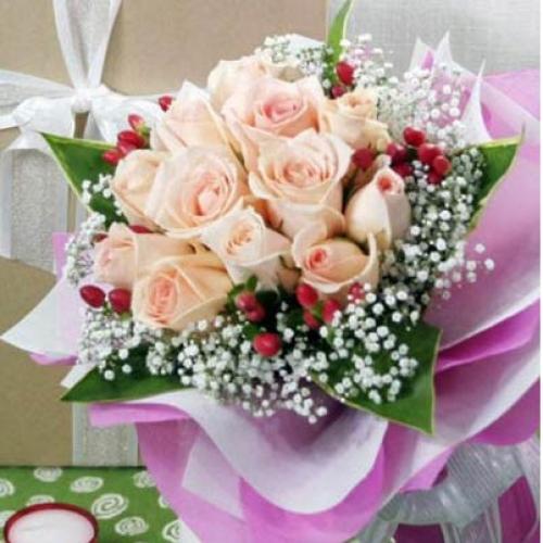 奥斯汀国际鲜花速递粉玫瑰新加坡订花送花