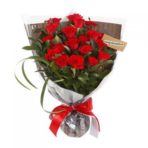 奥斯汀国际鲜花速递红色玫瑰韩国首尔鲜花店釜山鲜花
