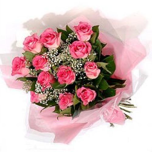 奥斯汀国际鲜花速递12粉玫瑰迪拜送花迪拜鲜花店迪拜订花