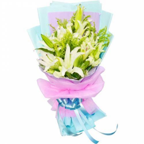奥斯汀国际送花百合马来西亚订花吉隆坡送花