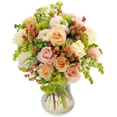 奥斯汀国际送花各色玫瑰16枝欧洲送花法国送花法国巴黎鲜花速递玫瑰