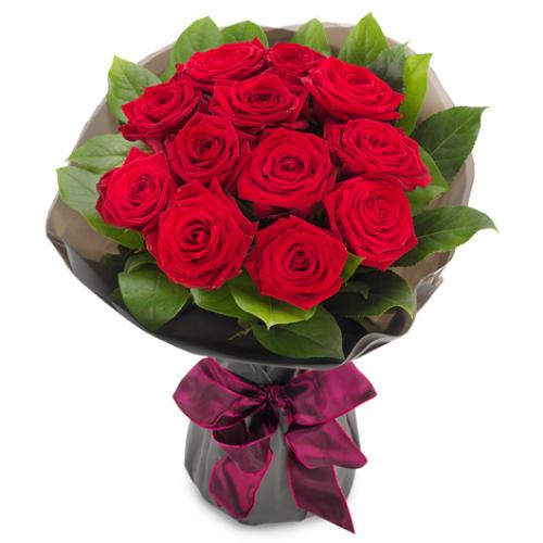 奥斯汀国际鲜花12枝玫瑰欧洲鲜花店荷兰送花国际鲜花速递
