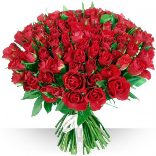 奥斯汀国际送花101枝玫瑰花束法国鲜花速递巴黎马赛送花兰斯订花斯特拉斯堡鲜花店法国全境