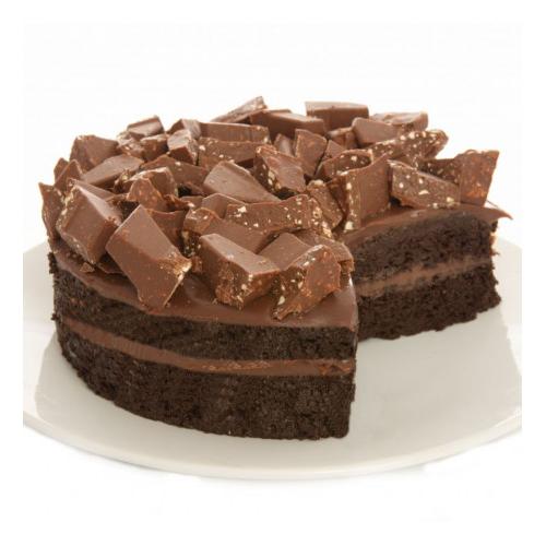 英国可单独配送8英寸瑞士软糖巧克力蛋糕伦...