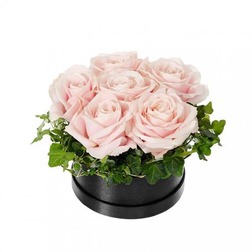 奥斯汀国际送花粉色玫瑰礼盒瑞典鲜花速递斯...